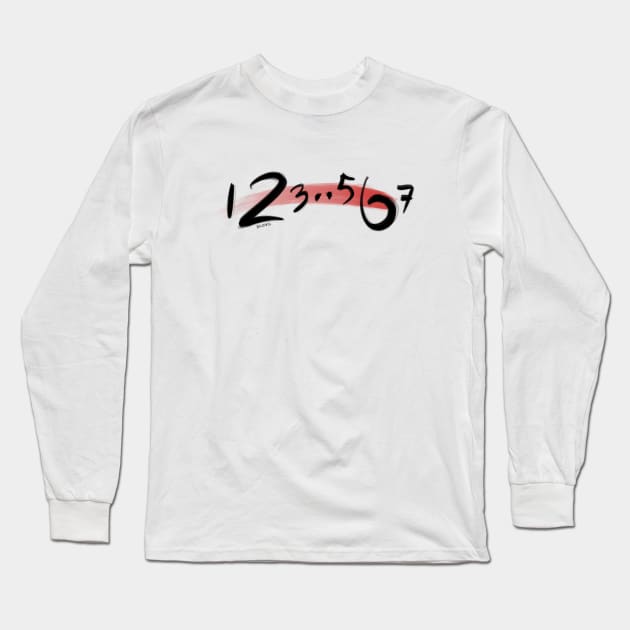 123 567. Dance steps in Salsa Long Sleeve T-Shirt by bailopinto